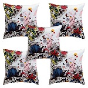 Butterfly And Floral Print Printed Cushion Covers  Manufacturers in New Delhi Manufacturers in  New Delhi